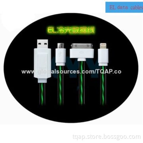 Flash Fiber Light USB Cable for iPod